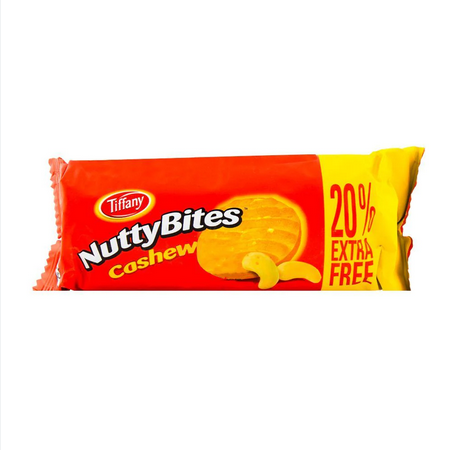 TIFFANY NUTTY BITES CASHEW BISCUIT 90GM