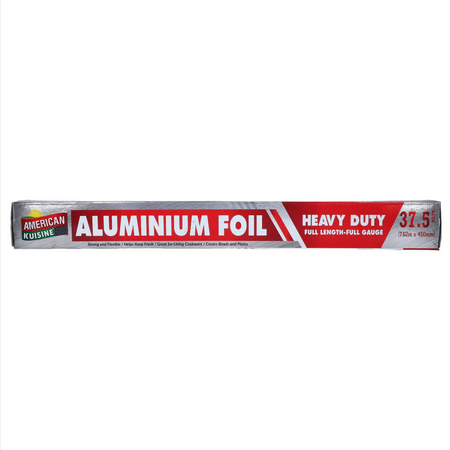 AMERICAN KUISINE ALUMINUM FOIL HEAVY DUTY 37.5 SQ