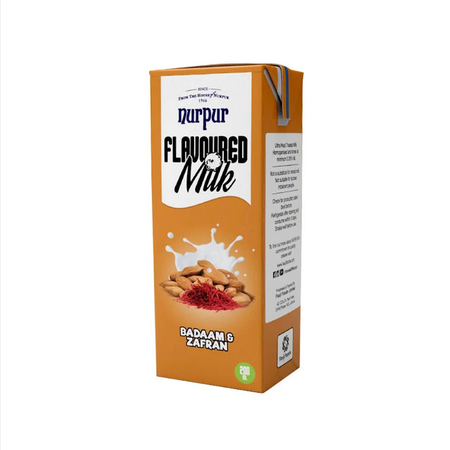 NURPUR JUNIOR BADAM & ZAFRAN FLAVOURED MILK 180ML