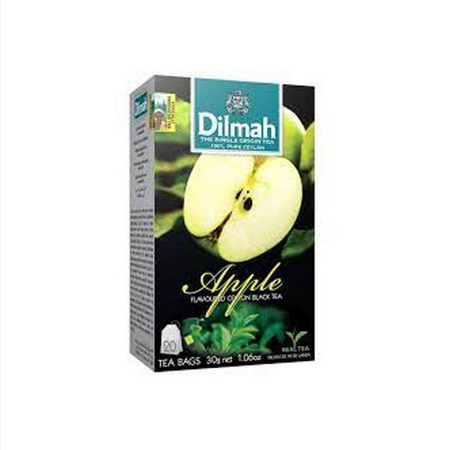 DILMAH APPLE FLAVOURED TEA BAGS 20PCS