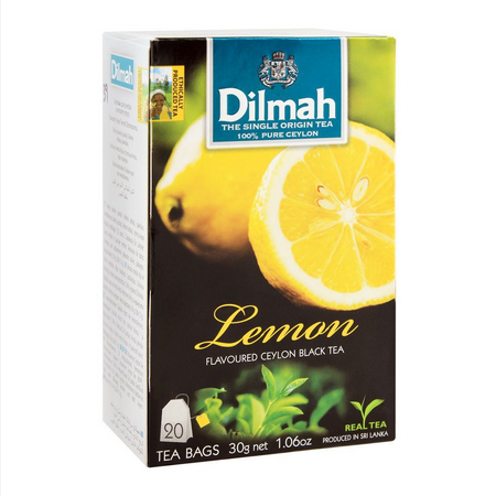 DILMAH LEMON FLAVOURED TEA BAGS 20PCS