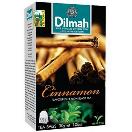 DILMAH CINNAMON FLAVOURED TEA BAGS 20PCS