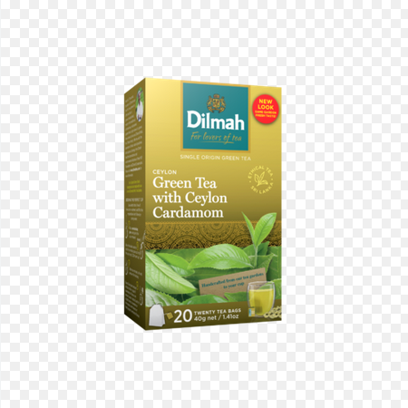 DILMAH CARDAMOM FLAVOURED GREEN TEA BAGS 20PCS