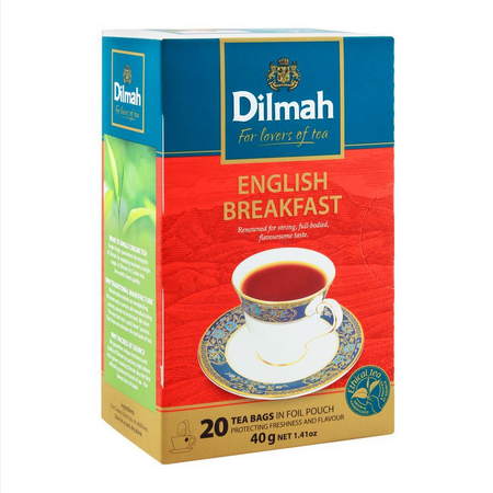 DILMAH ENGLISH BREAKFAST TEA BAGS 20PCS