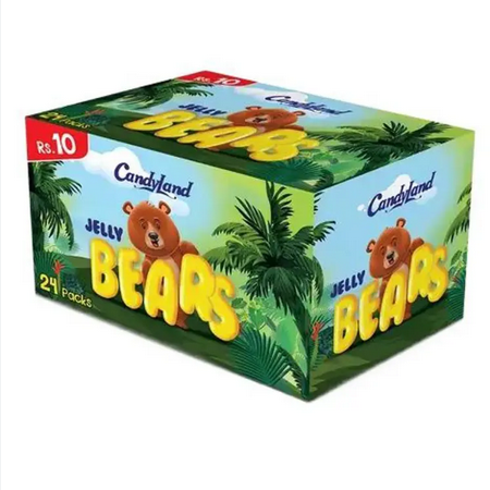 CANDYLAND JELLY BEARS BOX 288GM