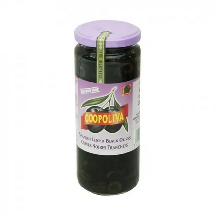 COOPOLIVA SLICED BLACK OLIVES 1560G