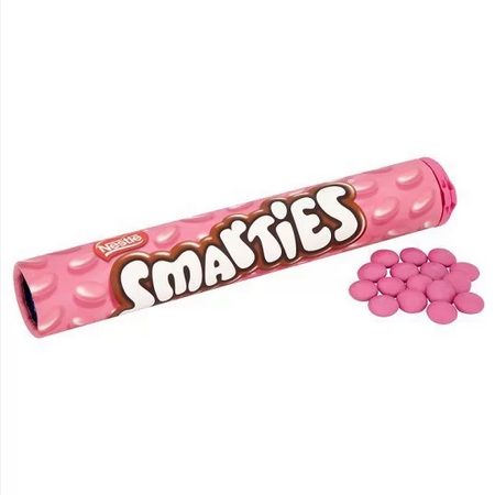 NESTLE SMARTIES TUBE 130GM (STRAWBERRY)