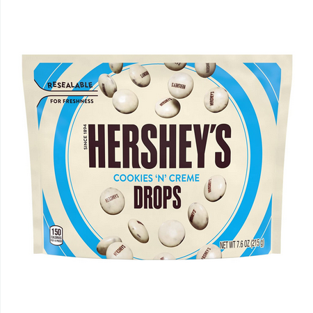 HERSHEYS COOKIES N CREME DROPS 226G