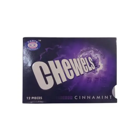 CHEWELS SUGAR FREE GUM 12S (ASST)