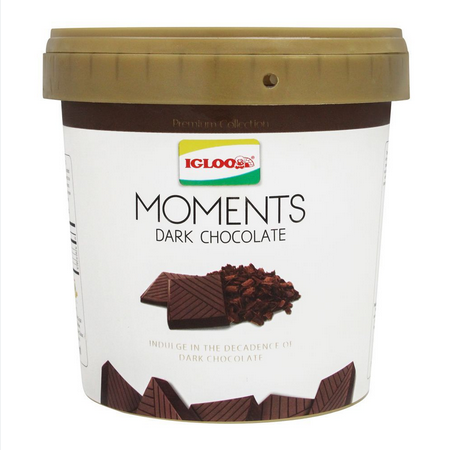 IGLOO MOMENTS DARK CHOCOLATE 1000ML