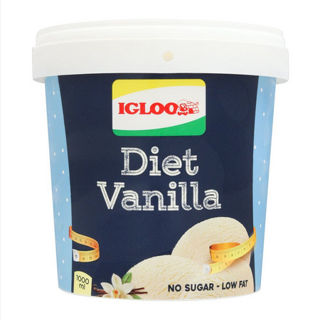 IGLOO SUPREME DIET VANILLA 1000ML