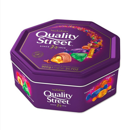 NESTLE QUALITY STREET 900GM TIN