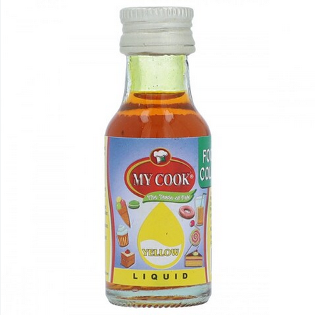 MY COOK FOOD COLOR LIQUID 28ML ASST