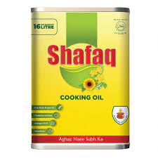 SHAFAQ COOKING OIL 16LTR TIN