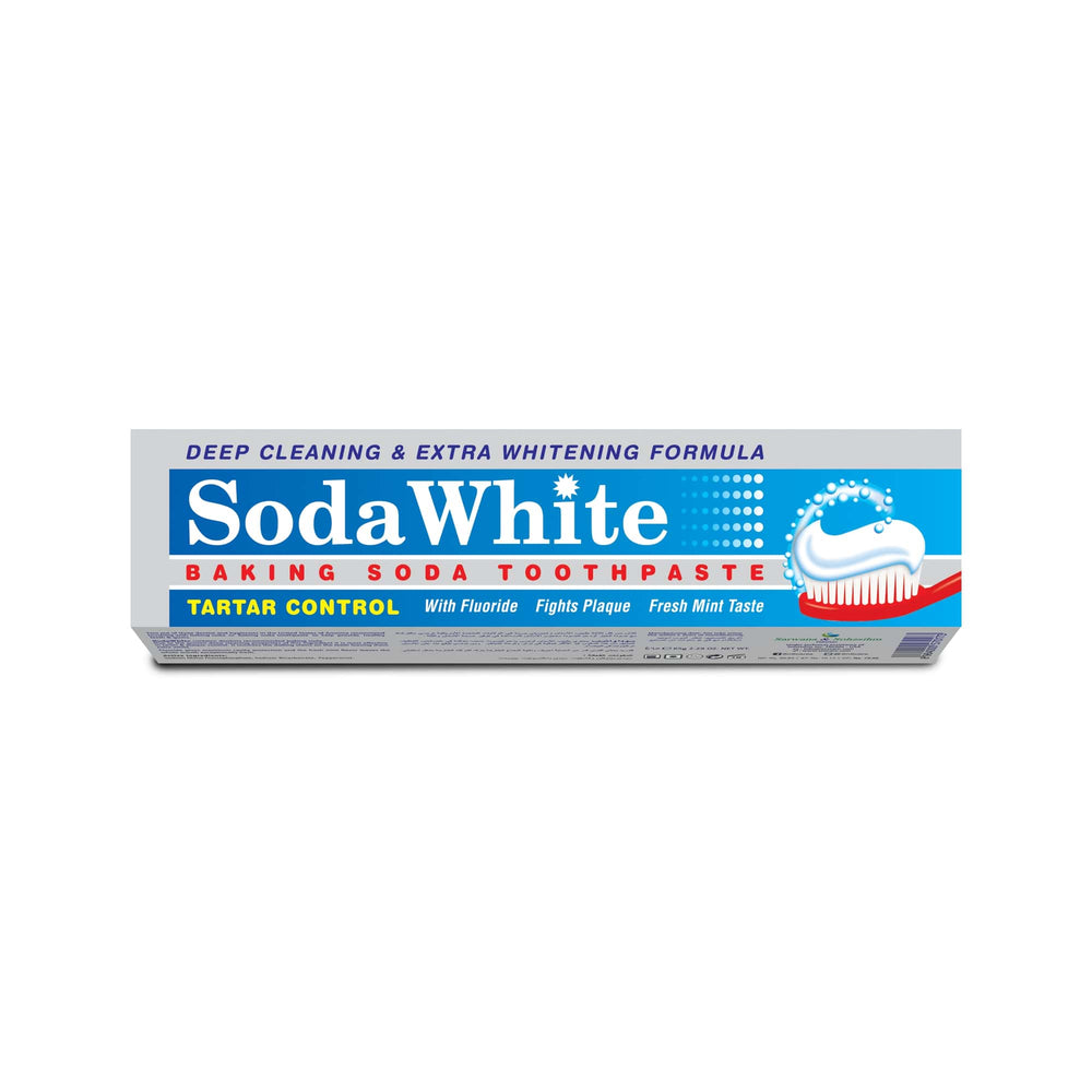 Soda white baking soda toothpaste (brush pack)