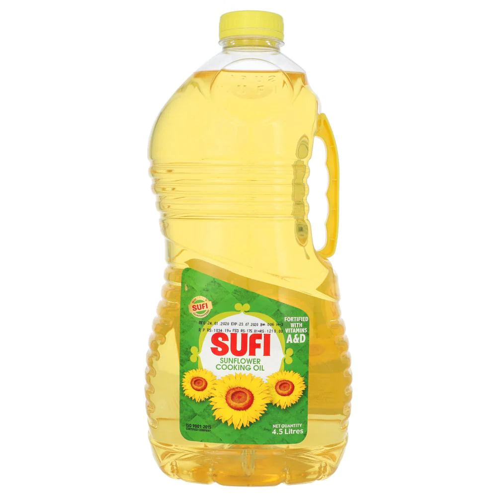 SUFI SUNFLOWER OIL BOTTLE 4.5LTR