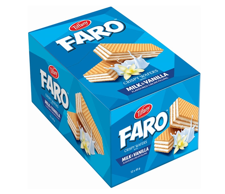 TIFFANY FARO MILK & VANILLA WAFERS 45GM UAE