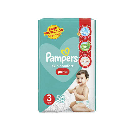 Pampers Skin Comforts Pants  Size 3 (7-11Kg) (56Pcs)