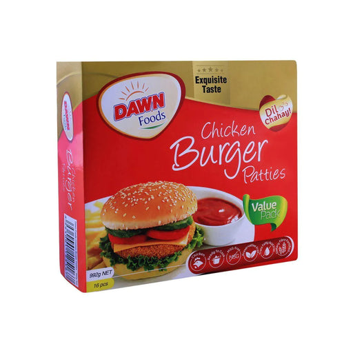 Dawn Chicken Burger Patties 992gm