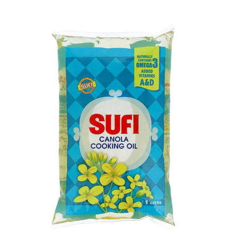 SUFI CANOLA OIL P/B 1LTR POUCH