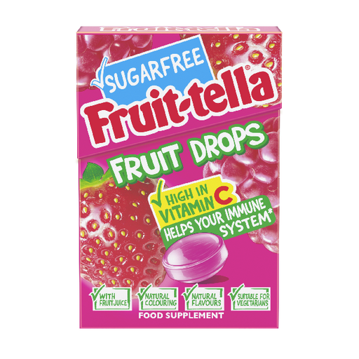FRUIT TELLA SUGAR FREE RED BERRY MIX 45GM