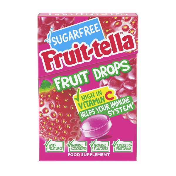 FRUIT TELLA SUGAR FREE RED BERRY MIX 45GM