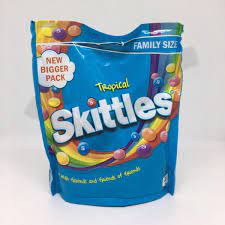 SKITTLES TROPICLA CANDY POUCH 196GM