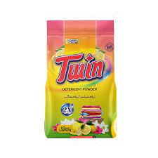 TWIN DETERGENT POWDER 450GM LEMON