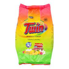 TWIN DETERGENT POWDER 1000G LEMON