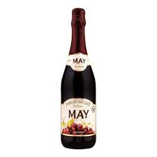 MAY SPARKING RED GRAPE JUICE BOTTLE 750ML