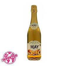 MAY SPARKING PEACH JUICE BOTTLE 750ML