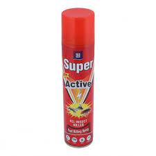 SUPER ACTIVE ALL INSECT KILLER KILLING SPRAY 300ML RED