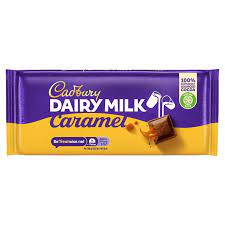 CADBURY DAIRY MILK CARAMELLO CHOCOLATE 113GM UK