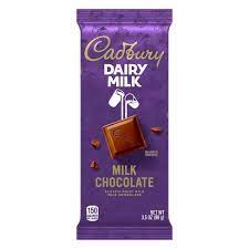 CADBURY DAIRY MILK CHOCOLATE 99GM USA