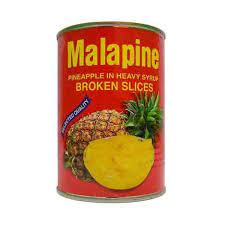 MALAPINE BROKEN SLICE PINEAPPLE 565GM TIN