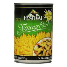 FESTIVAL BABY CORN 400G