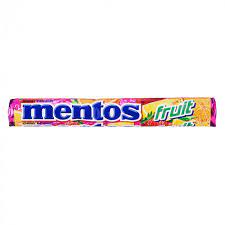 MENTOS CHEWY DRAGEES STRAWBERRY 37.5GM