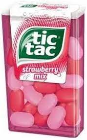 TIC TAC STRAWBERRY MIX CANDY JAR 10.2GM