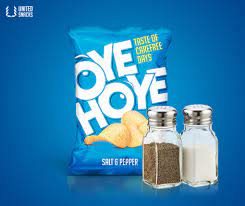 OYE HOYE SALT & PEPPER CHIPS 29GM RS20
