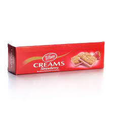 TIFFANY CREAM STRAWBERRY BISCUIT 84GM