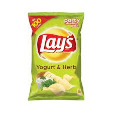 LAYS YOGURT & HERB CHIPS 90GM
