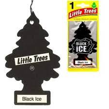 PERK BLACK ICE CAR FRESHNER CARD