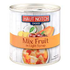HAUT NOTCH CHOICE MIX FRUIT 425G TIN