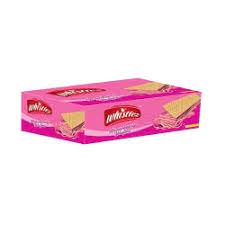 WHISTLEZ STRAWBERRY WAFERS S/P 12PCS BOX