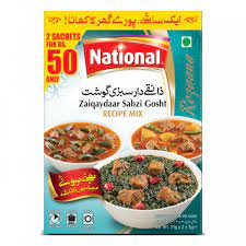 NATIONAL ZAIQAYDAAR SABZI GOSHT 42 GM