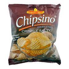 UNITED KING CHIPSINO CRINKLE SALTY CHIPS 100GM