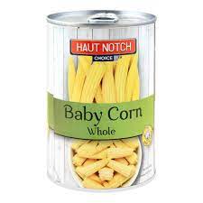 HAUT NOTCH BABY CORN WHOLE 425GM