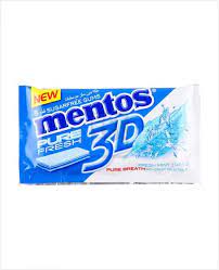 MENTOS 3D FRESH MINT SUGAR FREE GUM 8.5GM