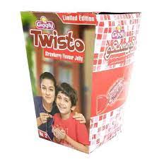 GIGGLY TWISTO  STRAWBERRY JELLY BOX