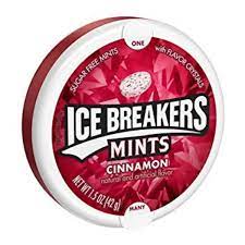 ICE BREAKERS SUGAR FREE MINTS CINNAMON 42GM
